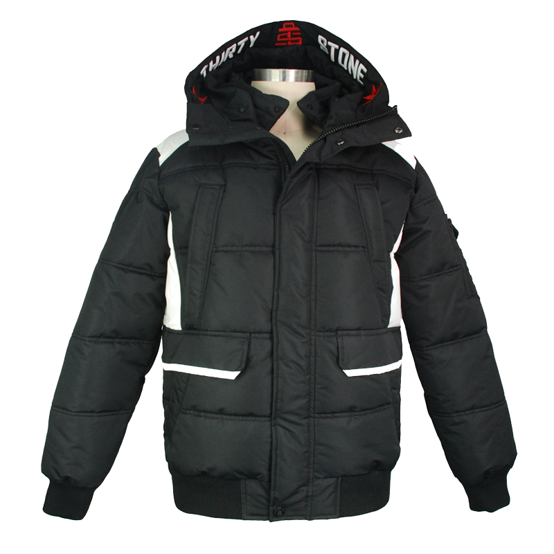 Autumn windproof outdoor customized heavy Padding coats for fall winter jacket mens